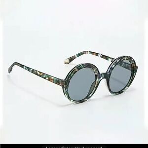 Chic Camouflage Round Sunglasses
